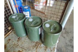 3x OX-165, gear oil 25L, from MoD Store