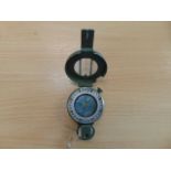 Stanley London British Army Brass Prismatic Compass in Mils, Nato Marks