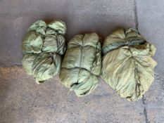 3 x Green British Army Parachutes