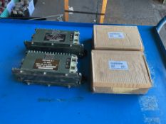 Q 2x Clansman RT351 20 Watt RF Amplifiers c/w Batteries