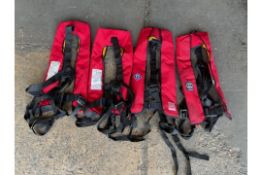 4 x Crewsaver Crewfit life jackets 150N