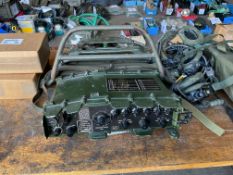 Clansman UK/RT 320 HF Transmitter Receiver c/w 2 Spare Batteries and Accessories