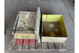 2 x Aluminium Tool Boxes
