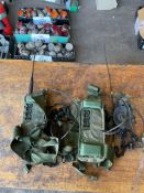 2x Clansman RT349 Transmitter Receiver c/w Accessories as shown