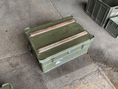 A1 Aluminium Zarges Type Stacking Waterproof Transit Case, MoD Reserve Stock