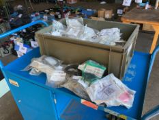 1 x Large Crate of Clansman Headset Spares inc Leads, Plugs etc etc