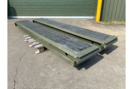 Heavy duty aluminium infill decks/ramps recently released from UK MoD, ideal for use as ramps etc