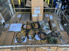 Q 30x New Unissued Clansman Crew Box Kits c/w Leads, Fittings etc