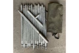 1 X SET (15) ARTILLERY BARREL CLEANING KIT