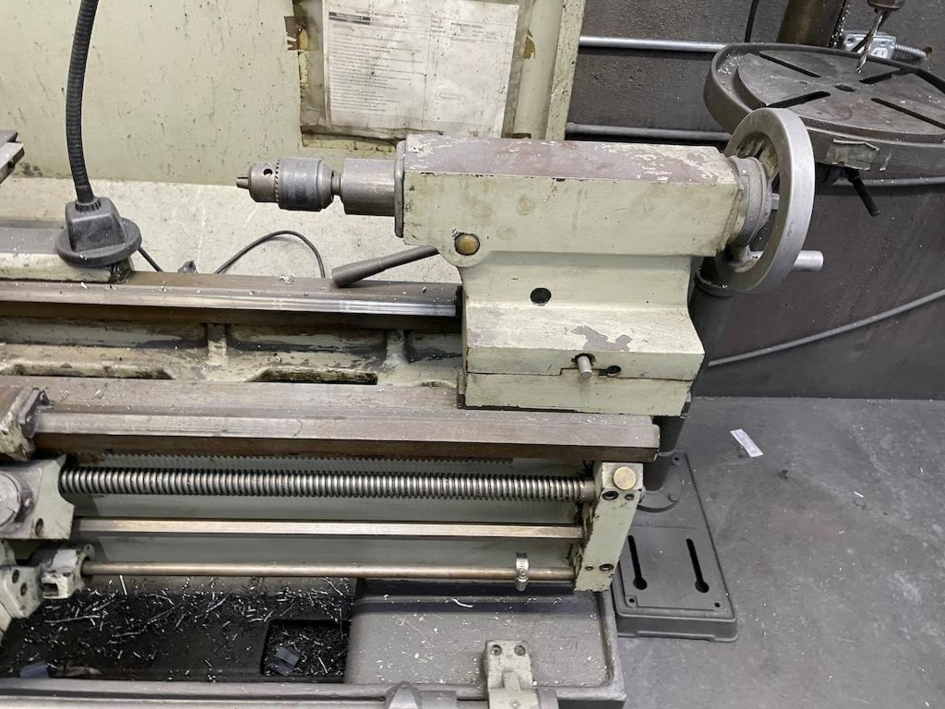 VICTOR LATHE MODEL 1630B, 16 IN X 30 IN, 8 IN 3 JAW CHUCK, TAILSTOCK, TOOL POST, NEWALL DRO, PLUS - Image 5 of 11