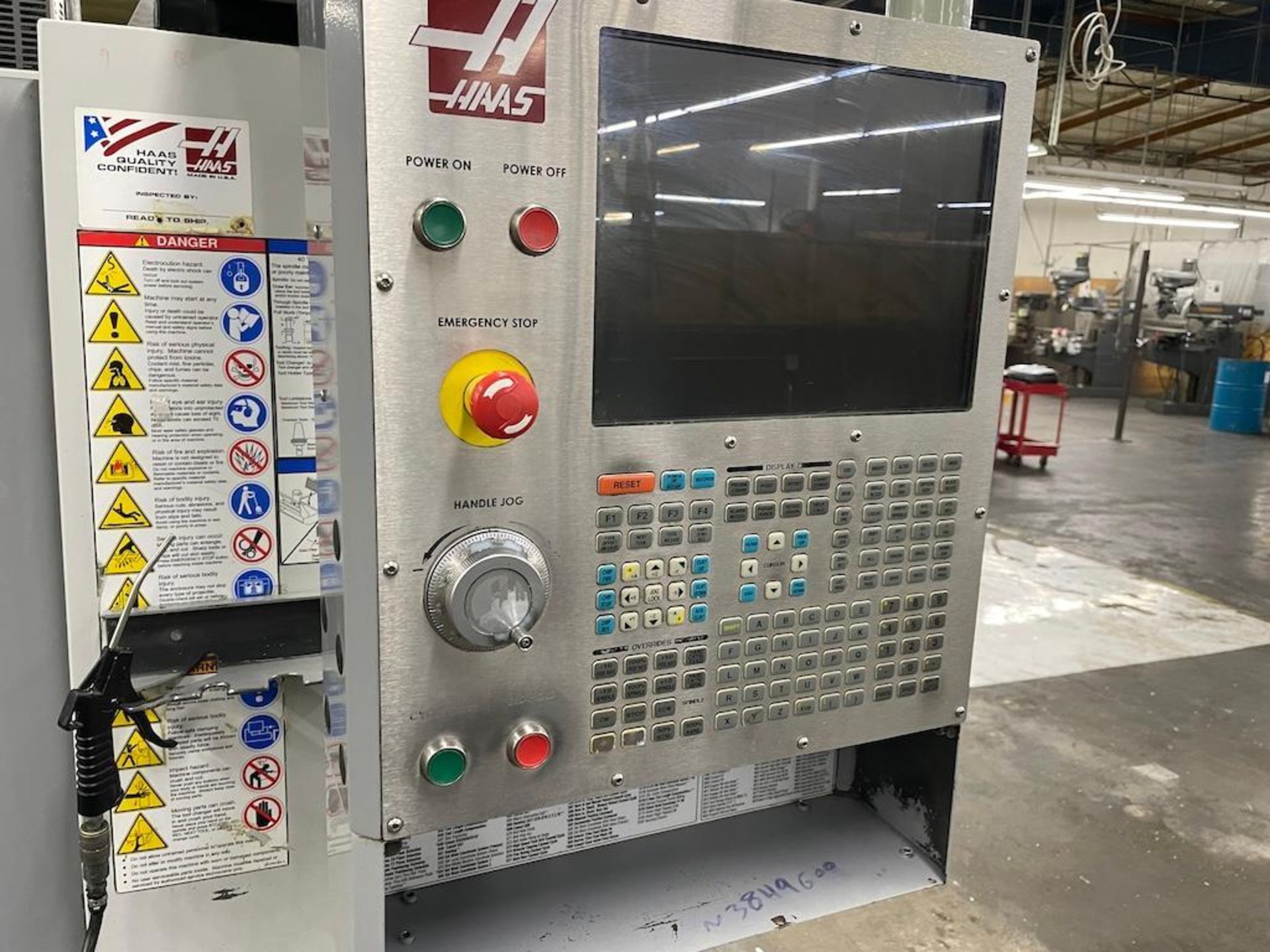 HAAS CNC VMC MODEL SUPER VF2SS, 24 ATC, CAT 40, 12,000 RPM, WORKLIGHT, RENISHAW PROBE, 14 X 36 - Image 2 of 9