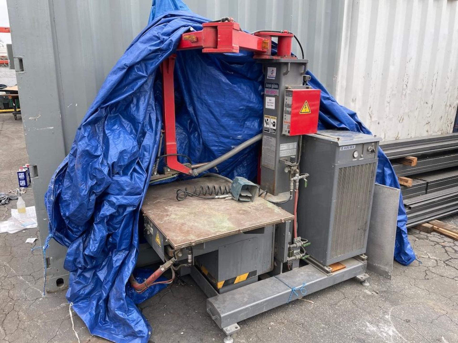 KOYO GIKEN 30 KVA SPOT WELDER, MODEL MYSPOT NK-21HE810-M, SN 02-01-119 NOTE: DISCONNECTED OUTSIDE [