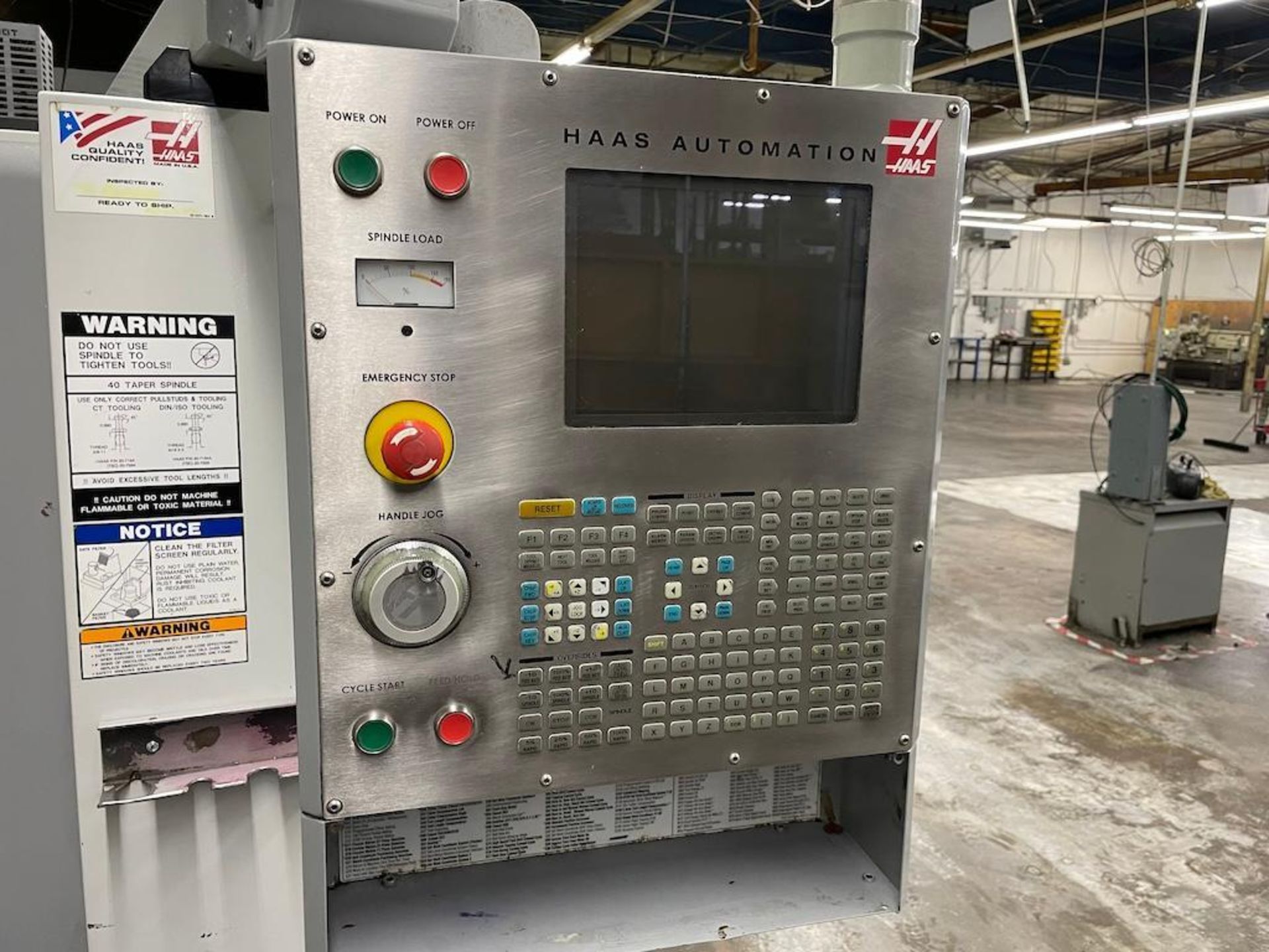 HAAS CNC VMC MODEL SUPER VF2SS, 24 ATC, CAT 40, 12,000 RPM, WORKLIGHT, RENISHAW PROBE, 14 X 36 - Image 2 of 10