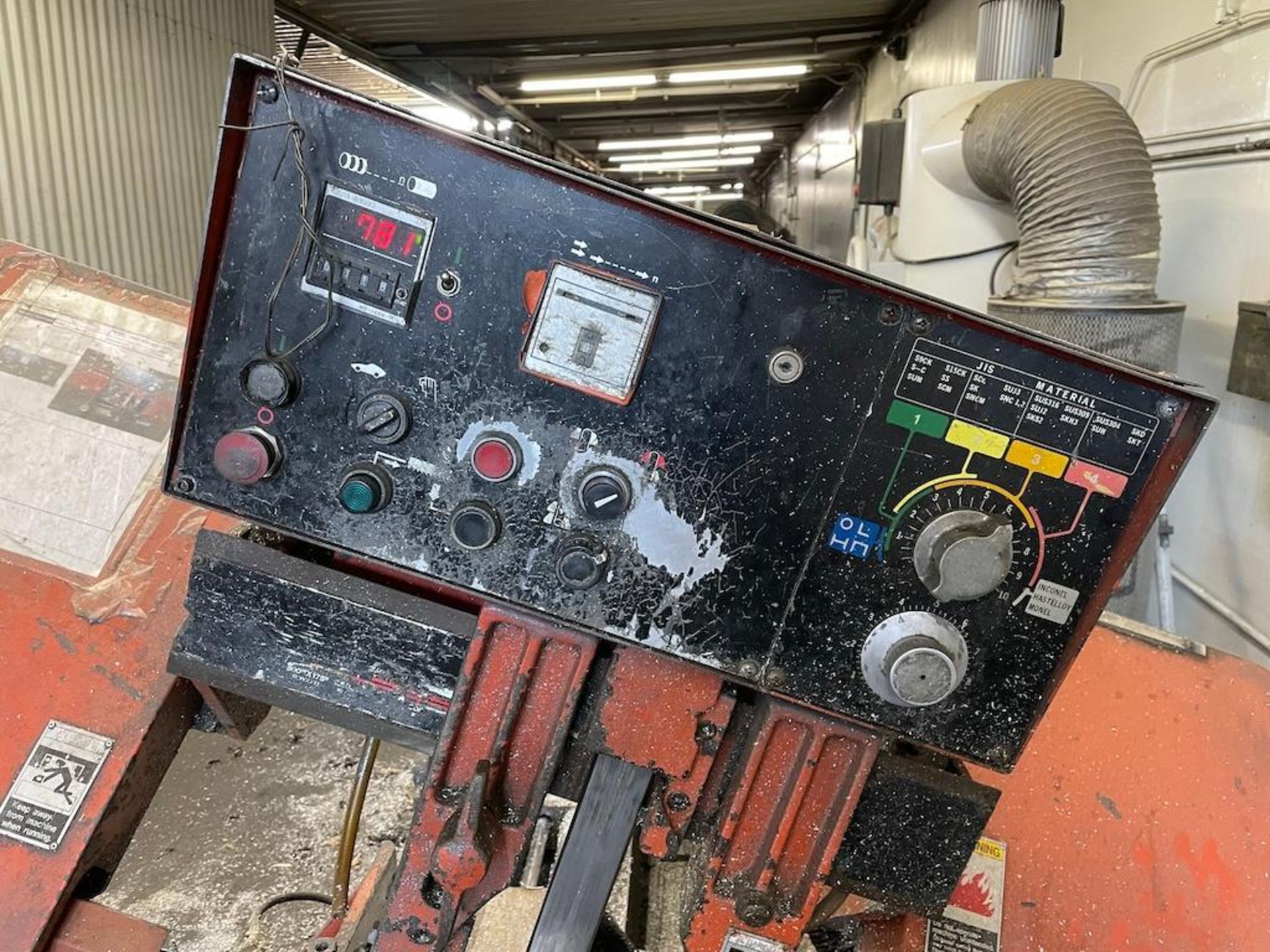 AMADA HORIZONTAL BANDSAW MODEL HA-250W, SN 25350708 - Image 2 of 5