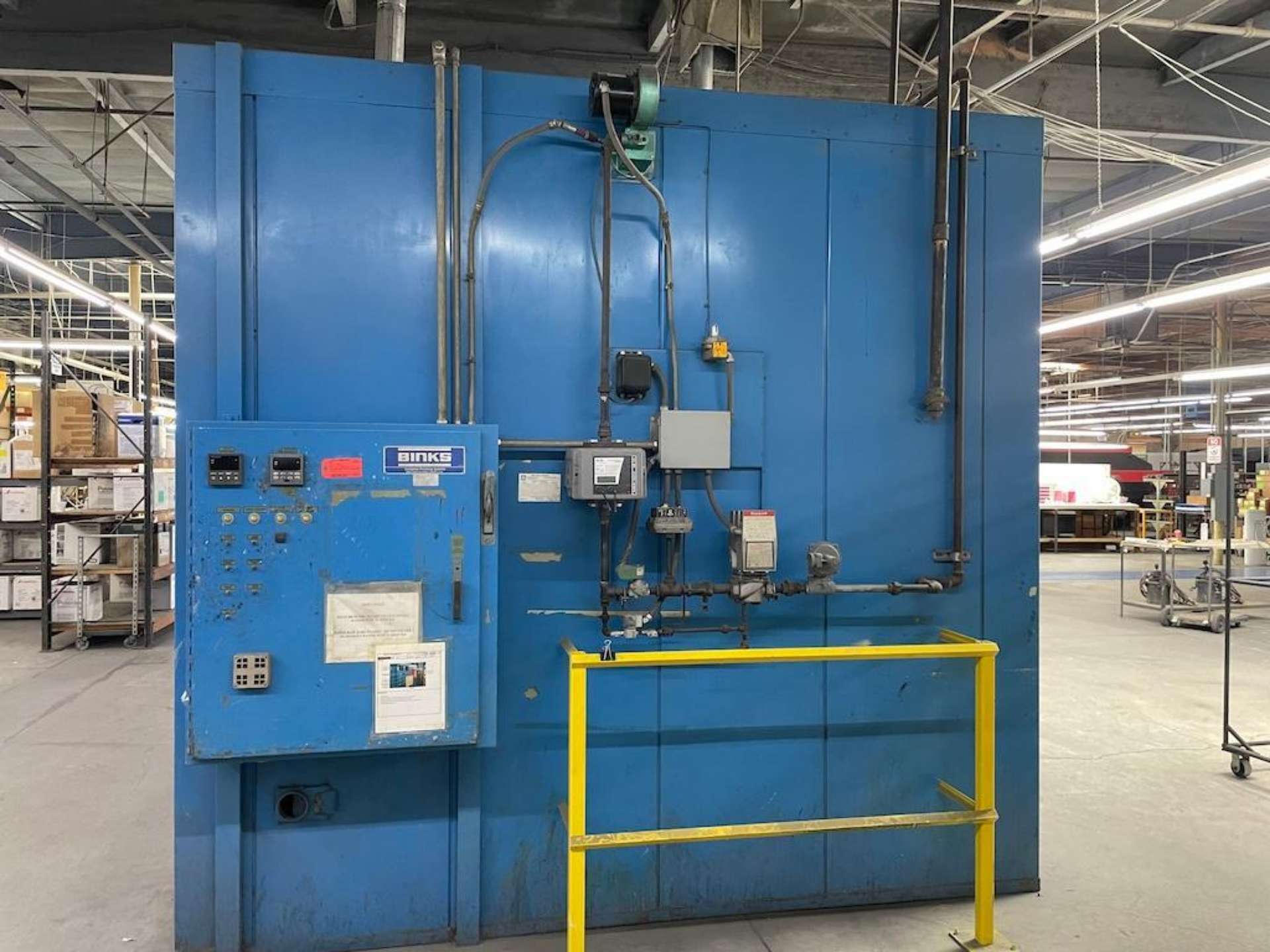 Binks Model R1500 Reciprocator BINKS 500,000 BTU NATURAL GAS FURNACE, MODEL BWN-810-8G, MAX TEMP 500 ...