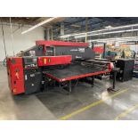 AMADA VIPROSS 358 KING II, 30 TON TURRET PUNCH, 58 STATION TURRET W 4 AUTO INDEX, TABLE TRAVEL 50 IN