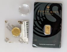 A Royal Mint United Kingdom 2014 Queen Elizabeth II Britannia sealed 1/10oz Gold Proof £10 coin