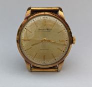 An International Watch Co. Shaffhausen automatic gent's 9ct yellow gold-cased wristwatch with baton 