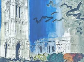 John Piper (1903–1992), WEST WALTON, a limited edition colour screenprint, A/P, signed in pencil
