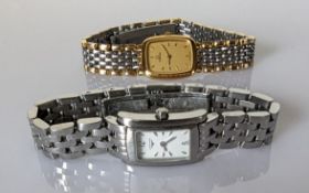A ladies Longines Dolce Vita staineless steel quartz wristwatch
