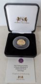 A 2022 Platinum Jubilee of Queen Elizabeth II Solid Gold Proof Sovereign