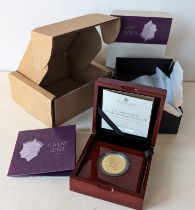 A cased Royal Mint Coronation of King Charles III, 2023 UK 1oz Gold Proof Coin, limited edition