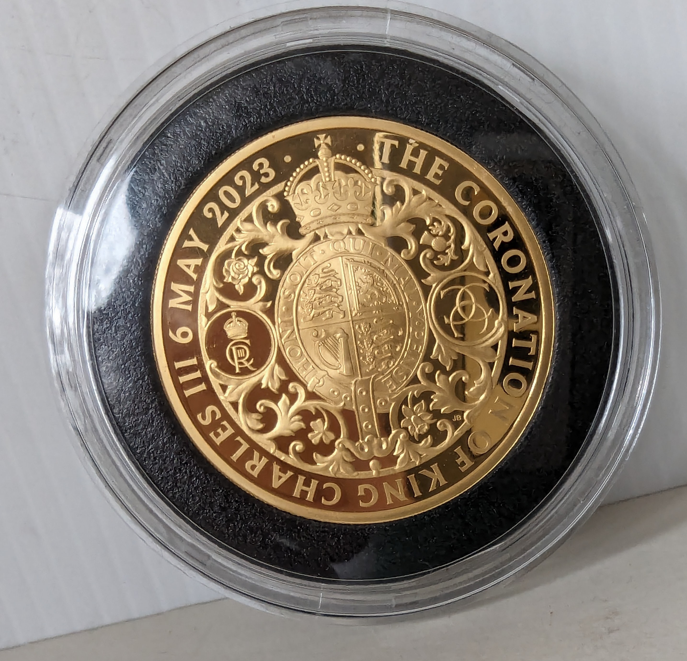 The Royal Mint Coronation of His Majesty King Charles III 2023 UK 5oz 999.9 Gold Proof Coin - Image 3 of 6