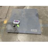 FLOOR SCALE, 10,000 LB CAPACITY, 4 X 4 FT [TROIS RIVIERES]*PLEASE NOTE, EXCLUSIVE RIGGING FEE OF $15