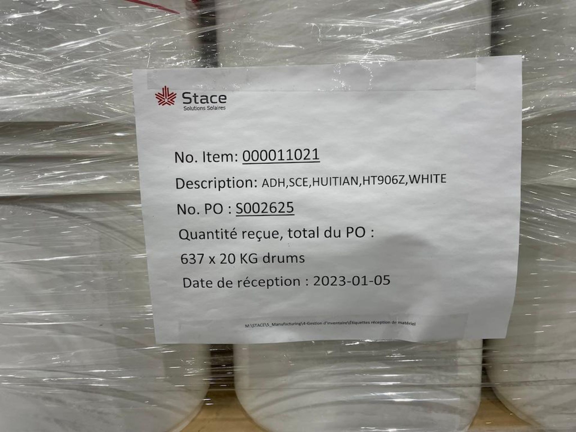 LOT APPROX. 600 BUCKETS OF HUITIAN 5299 WS SILICONE AND HT906Z SILICONE, INCLUDING 20 SKIDS CONTAINI - Image 5 of 7