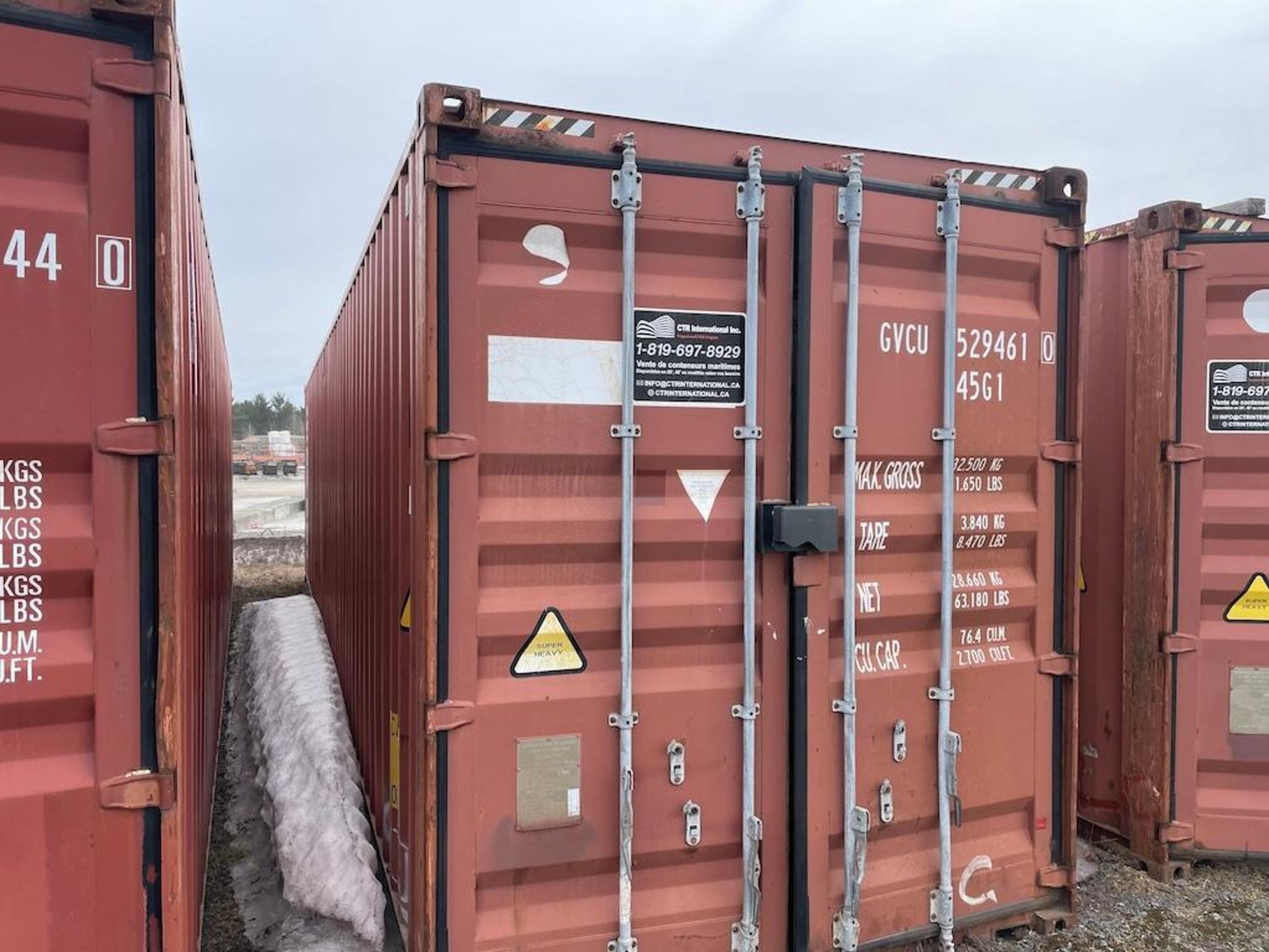 40 FT SEA CONTAINER, EXCLUDING CONTENTS, DELAYED PICK UP UNTIL MAY 13 [9] [TROIS RIVIERES] *PLEASE N