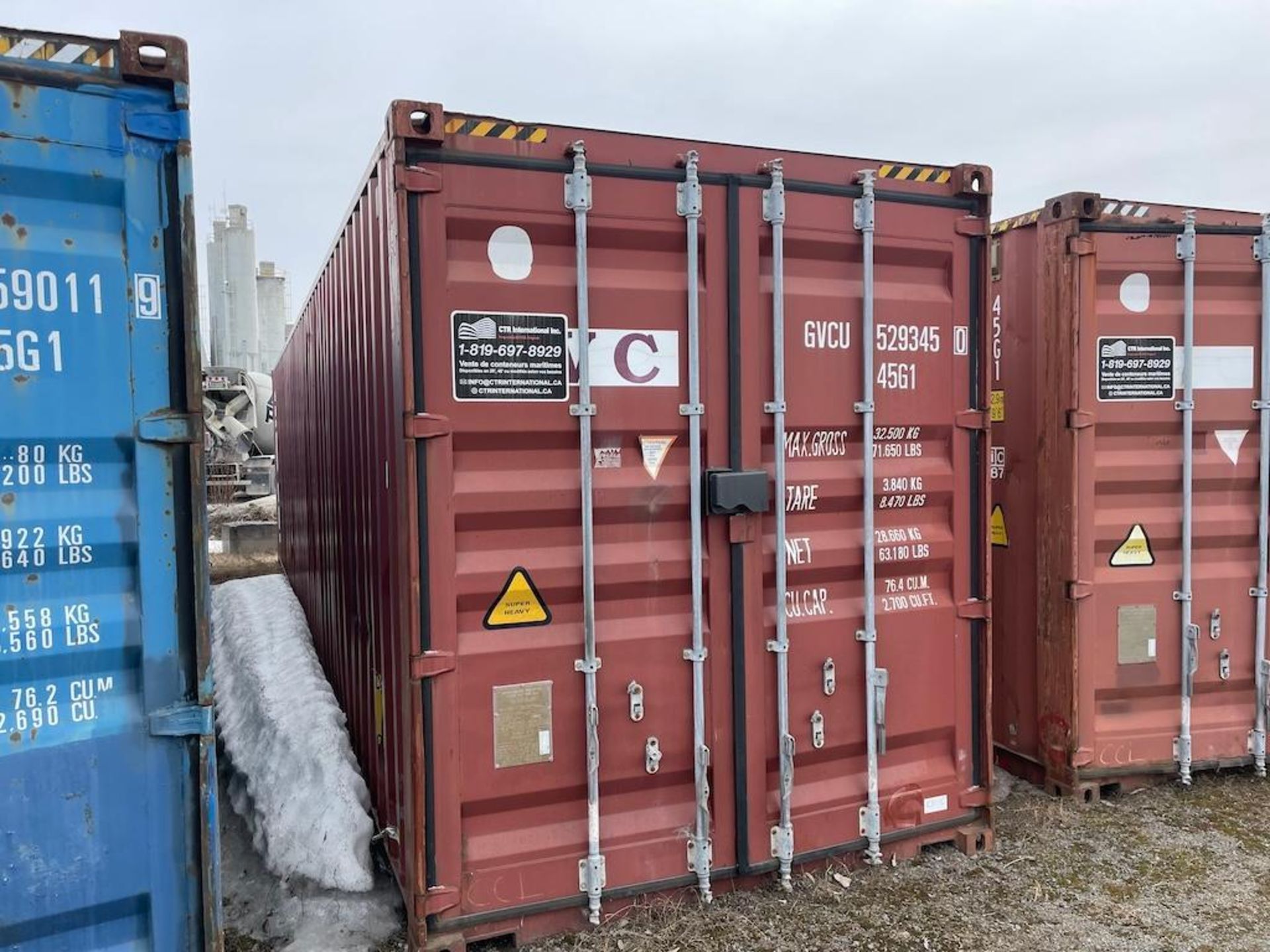 40 FT SEA CONTAINER, EXCLUDING CONTENTS, DELAYED PICK UP UNTIL MAY 13 [14] [TROIS RIVIERES] *PLEASE