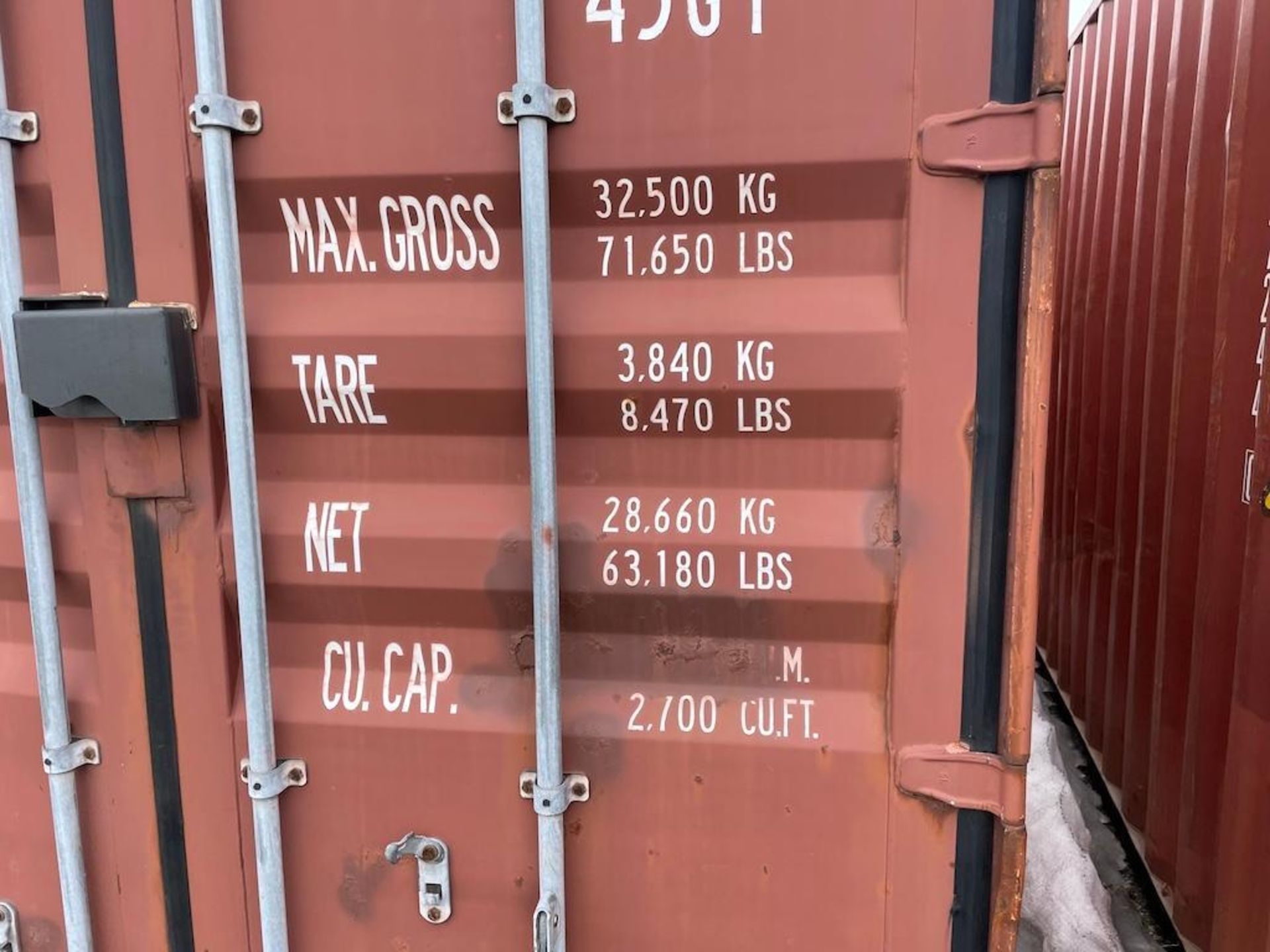 40 FT SEA CONTAINER, EXCLUDING CONTENTS, DELAYED PICK UP UNTIL MAY 13 [11] [TROIS RIVIERES] *PLEASE - Image 3 of 4