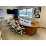 LOT (2) BOARDROOMS, TABLES, CHAIRS, TV [TROIS RIVIERES]*PLEASE NOTE, EXCLUSIVE RIGGING FEE OF $500 W