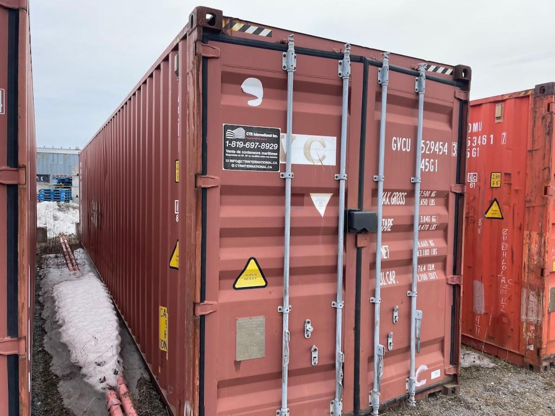 40 FT SEA CONTAINER, EXCLUDING CONTENTS, DELAYED PICK UP UNTIL MAY 13 [19] [TROIS RIVIERES] *PLEASE