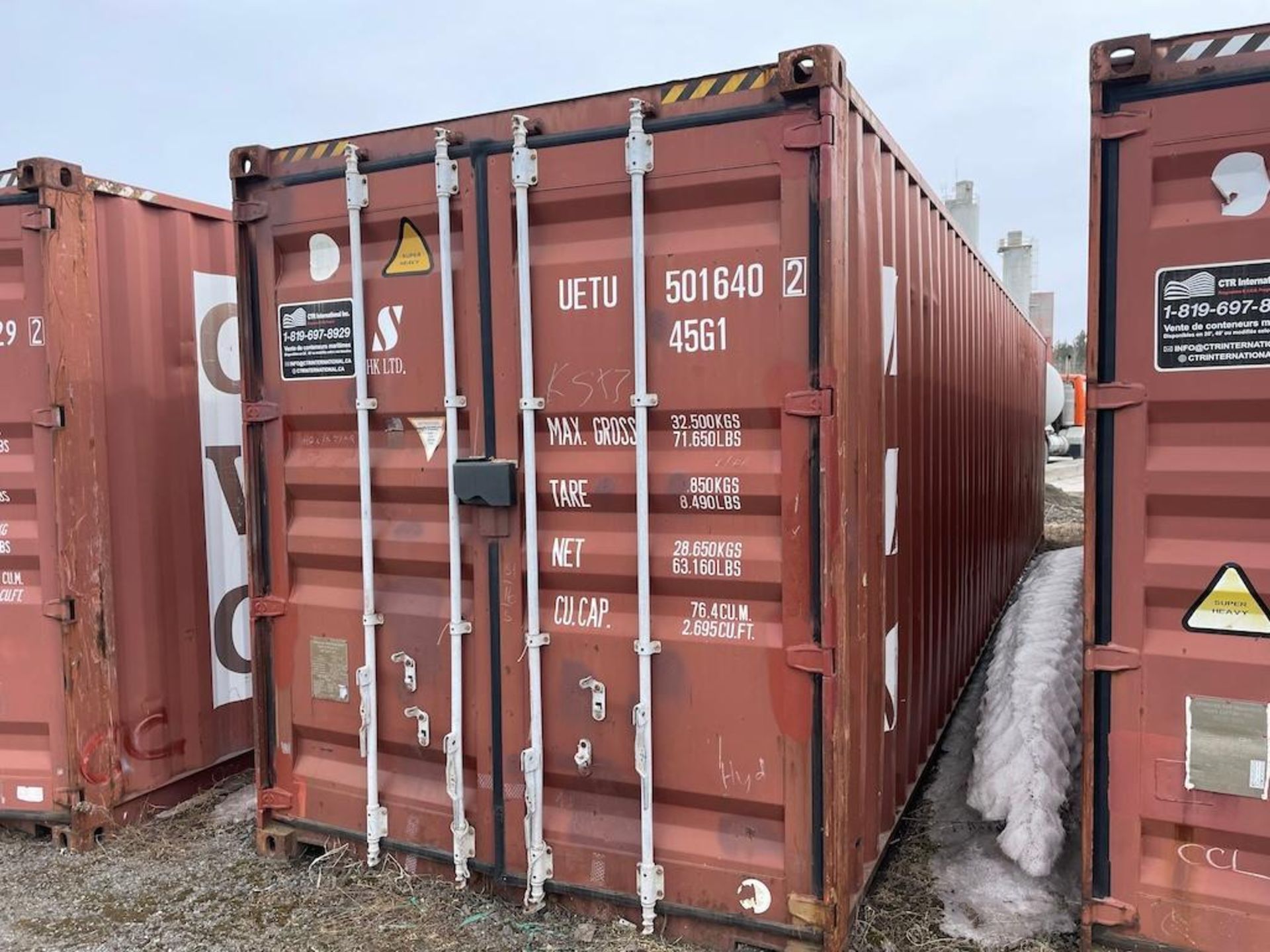 40 FT SEA CONTAINER, EXCLUDING CONTENTS, DELAYED PICK UP UNTIL MAY 13 [12] [TROIS RIVIERES] *PLEASE - Image 2 of 4