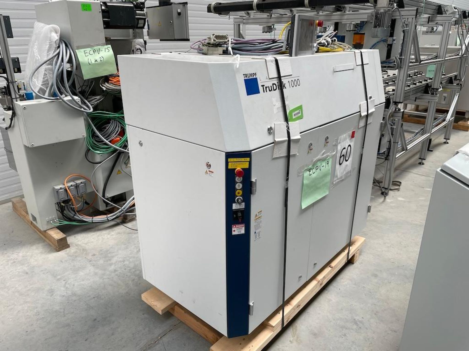 2012 TRUMPF LASER TRUDISK 1000, 1000 WATT, SN E1253A0218 [60] [MATANE] *PLEASE NOTE, EXCLUSIVE RIGGI - Image 2 of 4