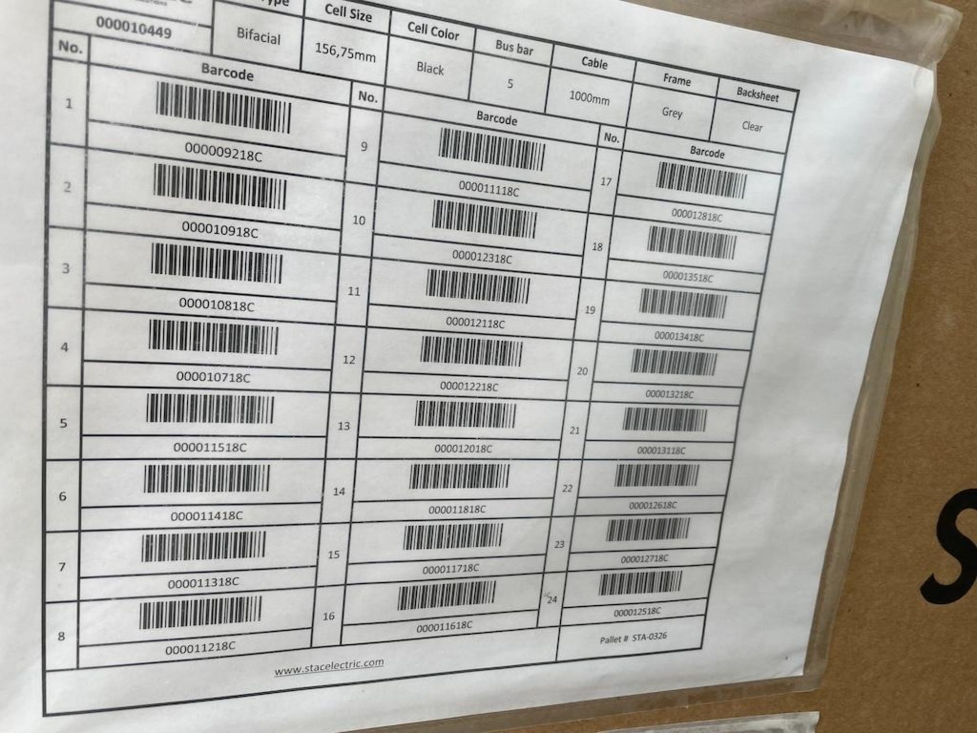 LOT OF APPROX 6,075 UNITS 370W SOLAR PANELS, INCLUDING: APPROX 5,760 UNITS IN SEA CONTAINERS (APPROX - Image 6 of 40