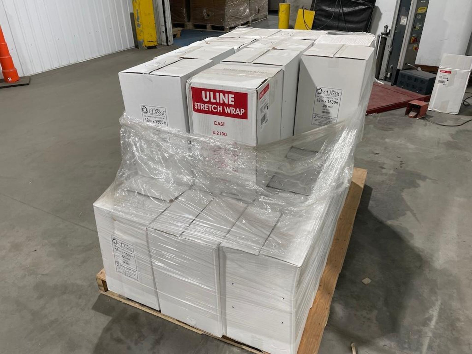 WULFTEC PALLET WRAPPER MODEL WVL-75, SN 68003-1-0610, W PALLET OF ULINE STRETCH WRAP [TROIS RIVIERES - Image 3 of 4