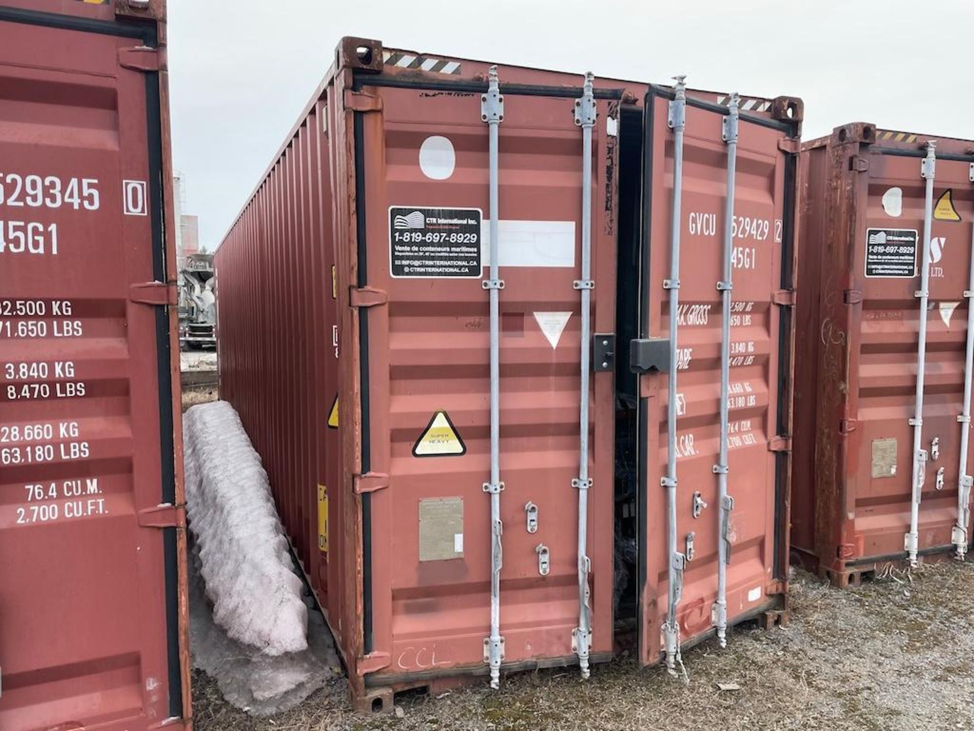 40 FT SEA CONTAINER, EXCLUDING CONTENTS, DELAYED PICK UP UNTIL MAY 13 [13] [TROIS RIVIERES] *PLEASE