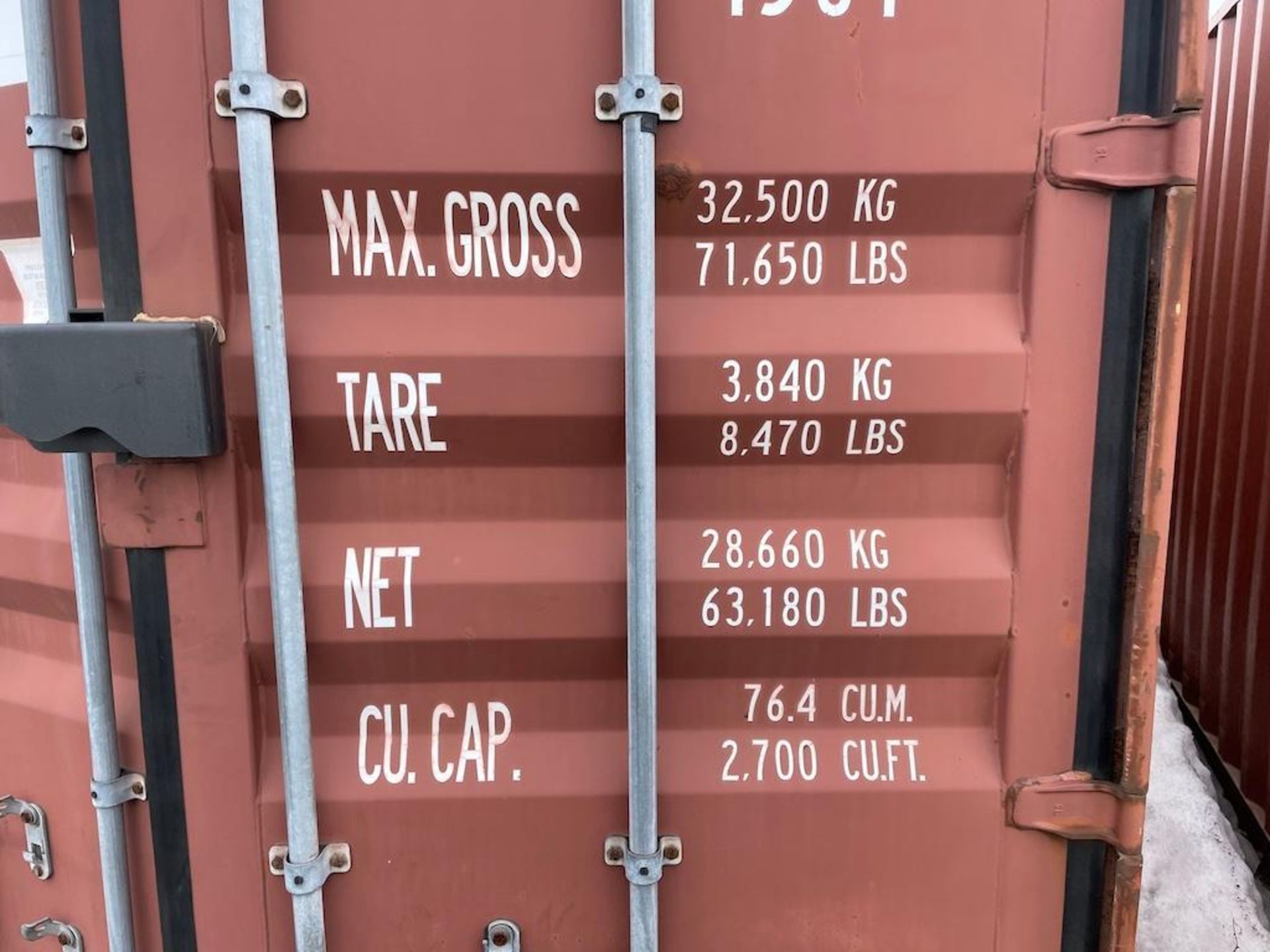 40 FT SEA CONTAINER, EXCLUDING CONTENTS, DELAYED PICK UP UNTIL MAY 13 [13] [TROIS RIVIERES] *PLEASE - Image 3 of 4