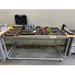 LOT: ASSORTED TOOLS, TORQUE WRENCHES, NAIL GUN, CASTERS [TROIS RIVIERES] *PLEASE NOTE, EXCLUSIVE RIG
