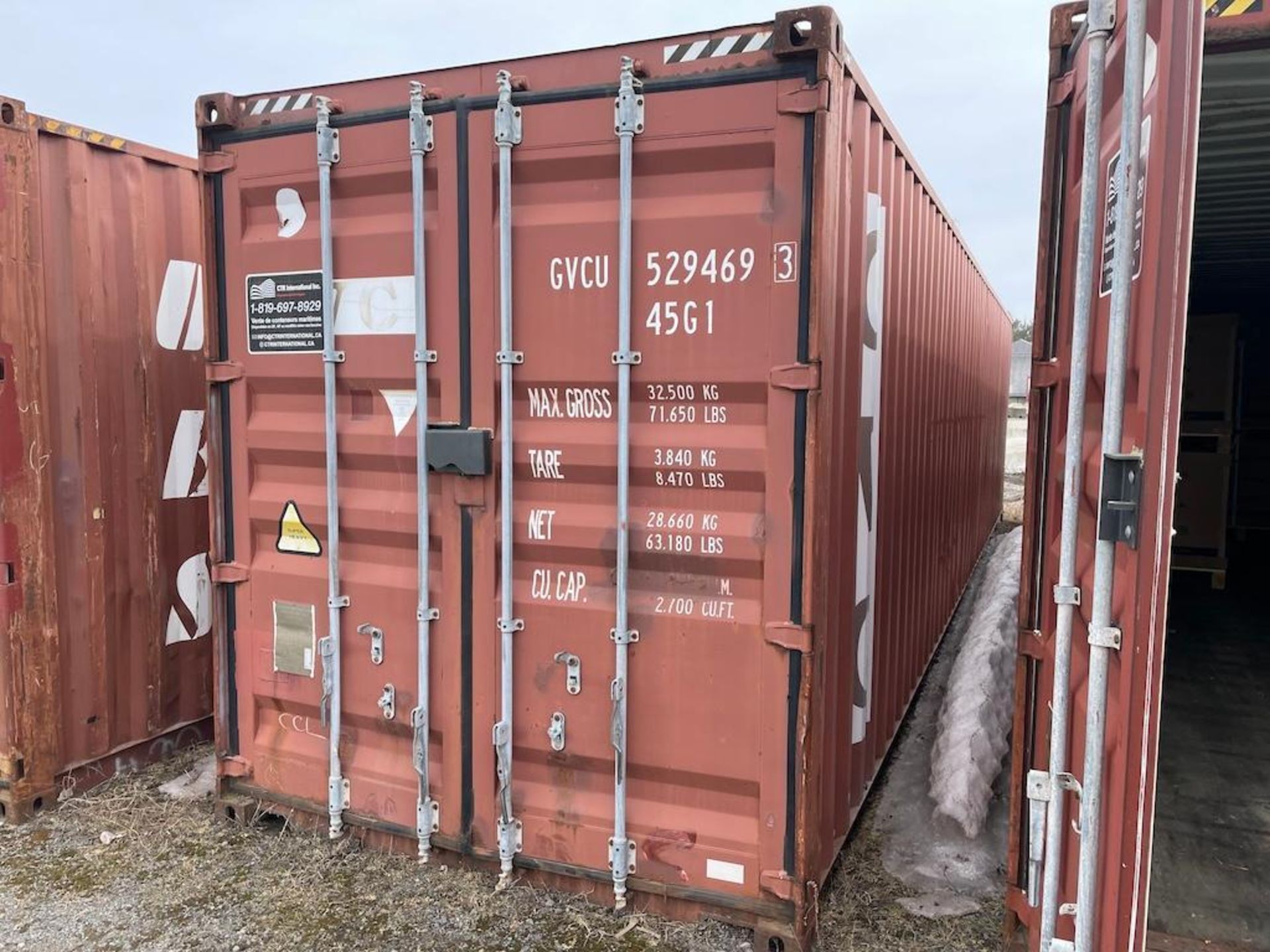40 FT SEA CONTAINER, EXCLUDING CONTENTS, DELAYED PICK UP UNTIL MAY 13 [11] [TROIS RIVIERES] *PLEASE - Image 2 of 4