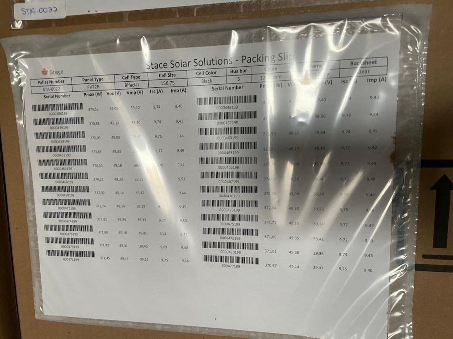 LOT OF APPROX 6,075 UNITS 370W SOLAR PANELS, INCLUDING: APPROX 5,760 UNITS IN SEA CONTAINERS (APPROX - Image 16 of 40