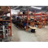 LOT STORES INVENTORY ROOM ON SECOND LEVEL, INCLUDING ALL PARTS, WIRING, FRAMING, CONTROL BOXES, 15 S