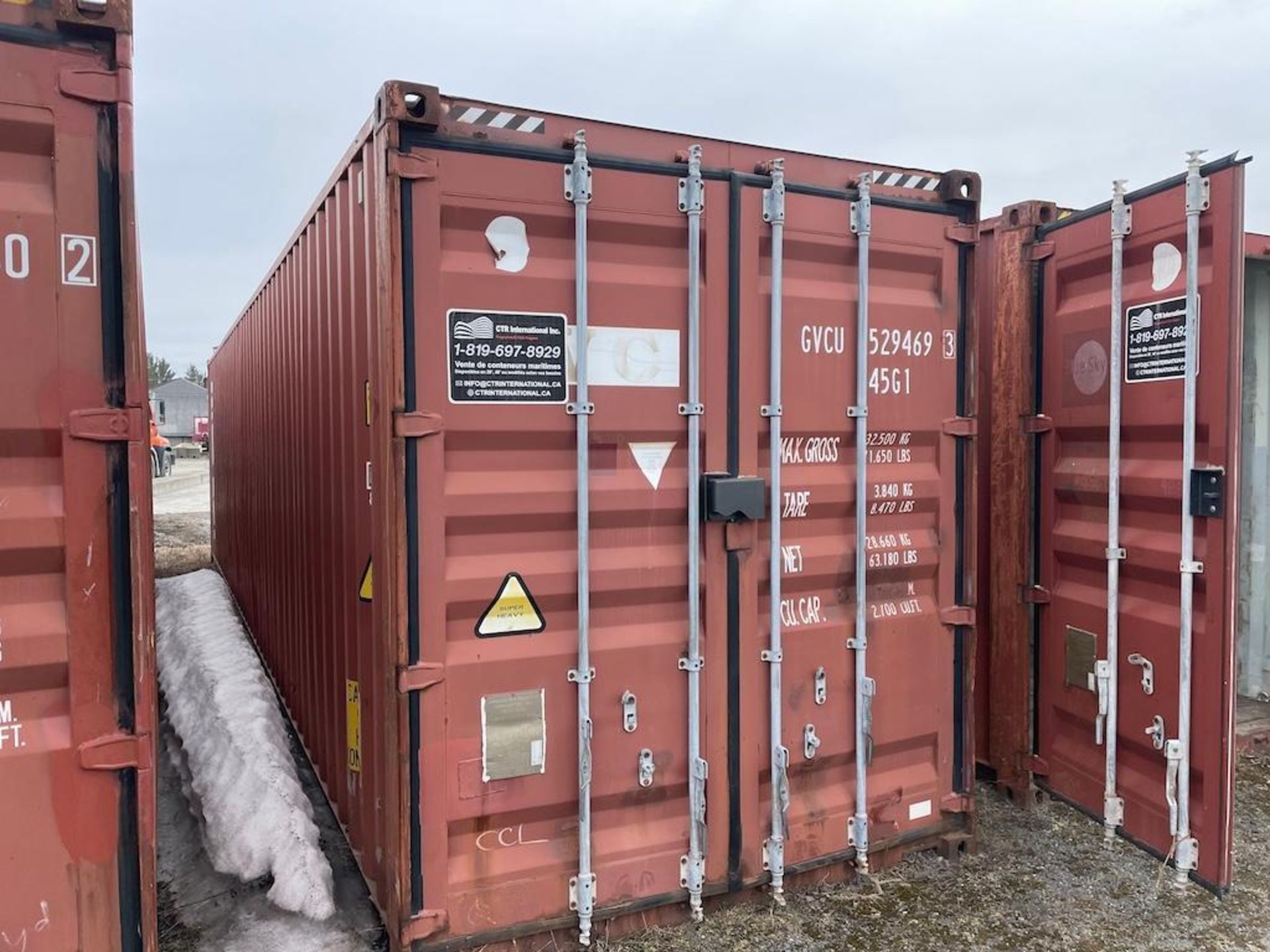40 FT SEA CONTAINER, EXCLUDING CONTENTS, DELAYED PICK UP UNTIL MAY 13 [11] [TROIS RIVIERES] *PLEASE