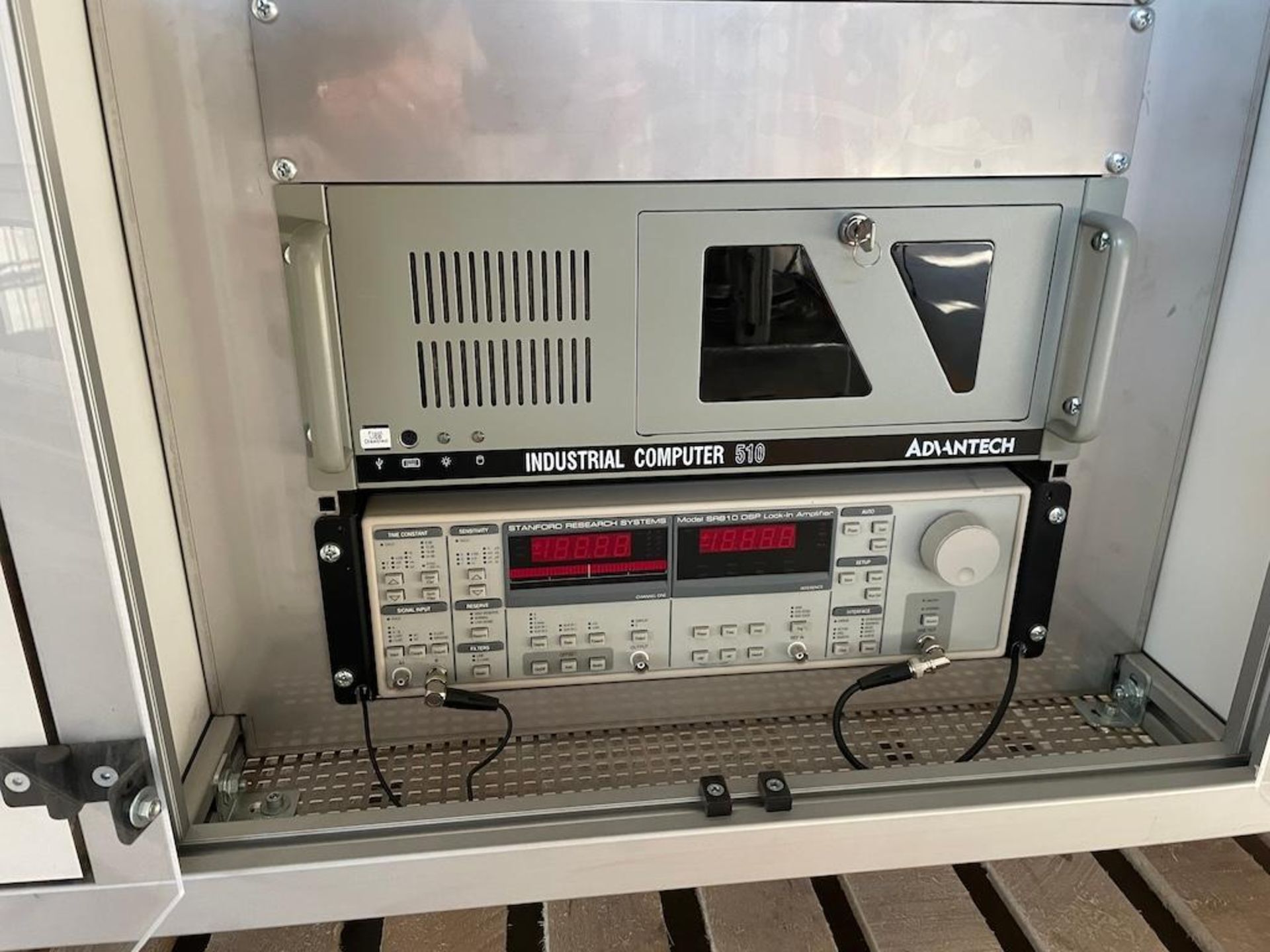 RUV SYSTEMS TEST EQUIPMENT ULTRASONIC CRACK DETECTION, ADVANTECH INDUSTRIAL COMPUTER 510, STANFORD R - Image 3 of 4