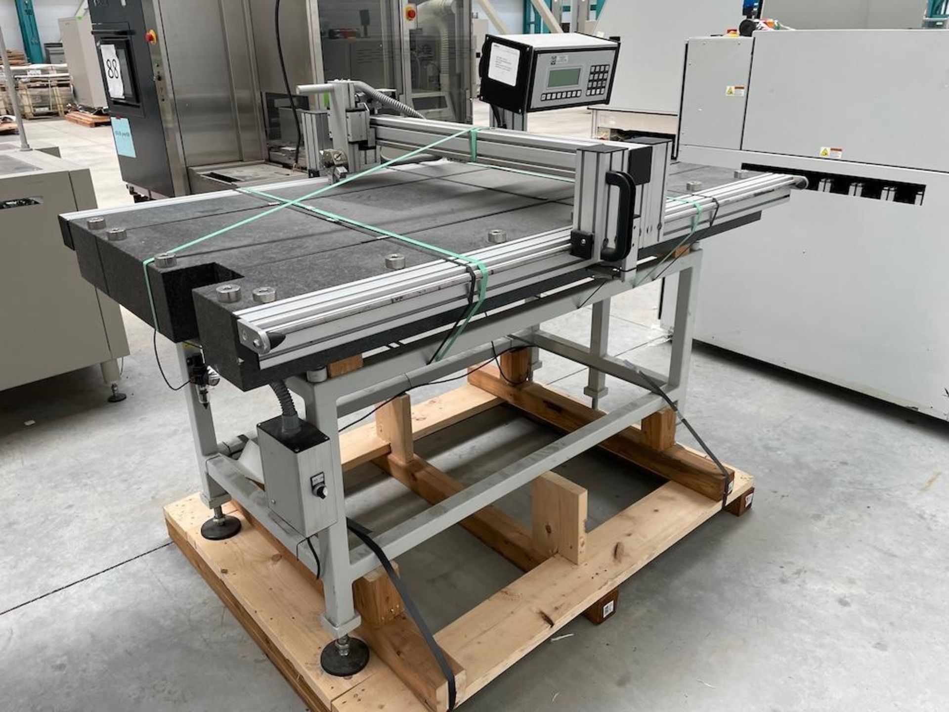 OELZE HECHT MEASURING TABLE 1800 X 900 X 150 MM, DIGITAL CONTROLS [MATANE] *PLEASE NOTE, EXCLUSIVE R
