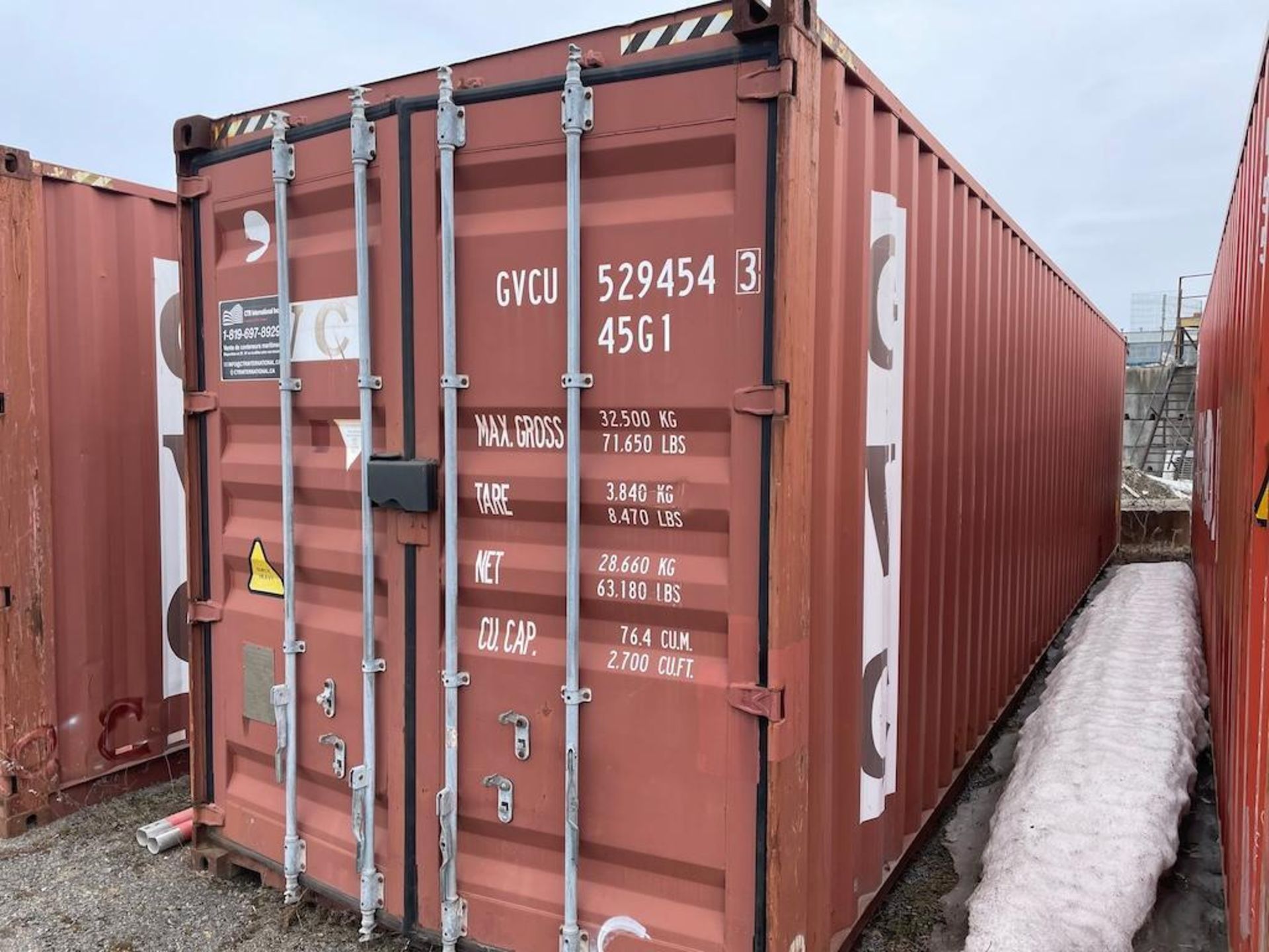 40 FT SEA CONTAINER, EXCLUDING CONTENTS, DELAYED PICK UP UNTIL MAY 13 [19] [TROIS RIVIERES] *PLEASE - Image 3 of 3