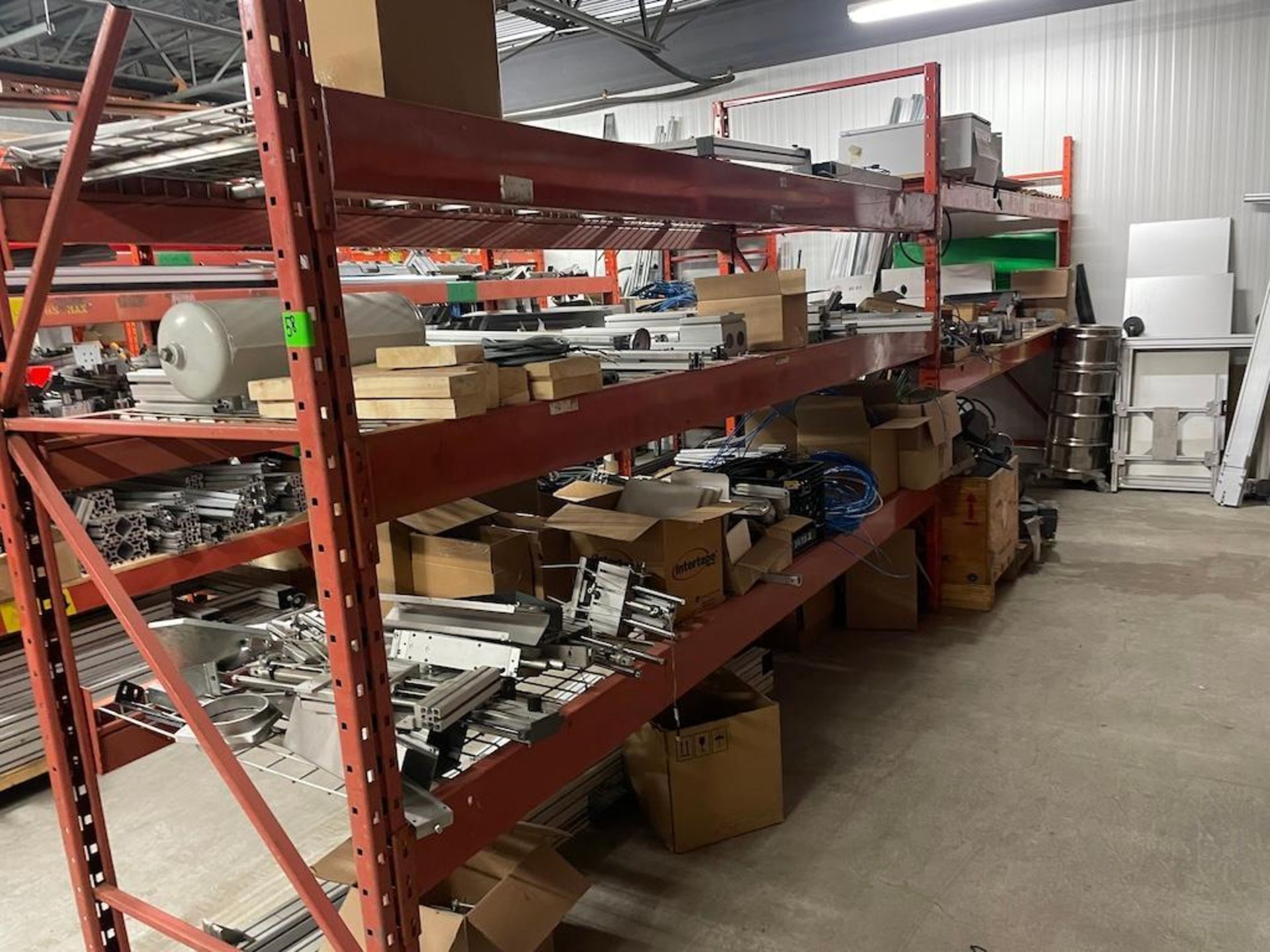 LOT STORES INVENTORY ROOM ON SECOND LEVEL, INCLUDING ALL PARTS, WIRING, FRAMING, CONTROL BOXES, 15 S - Image 13 of 16