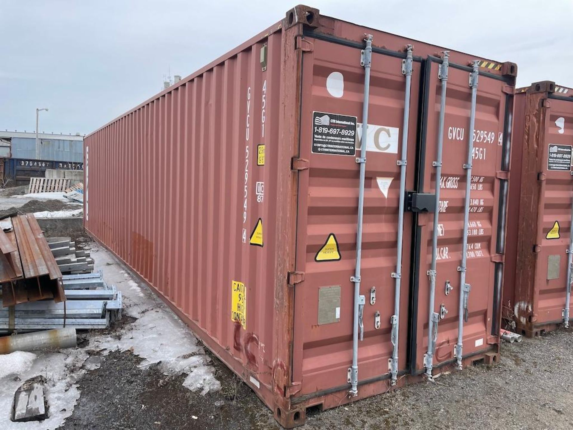 40 FT SEA CONTAINER, EXCLUDING CONTENTS, DELAYED PICK UP UNTIL MAY 13 [20] [TROIS RIVIERES] *PLEASE